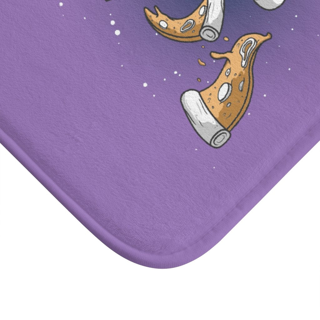 Space Pizza Bath Mat
