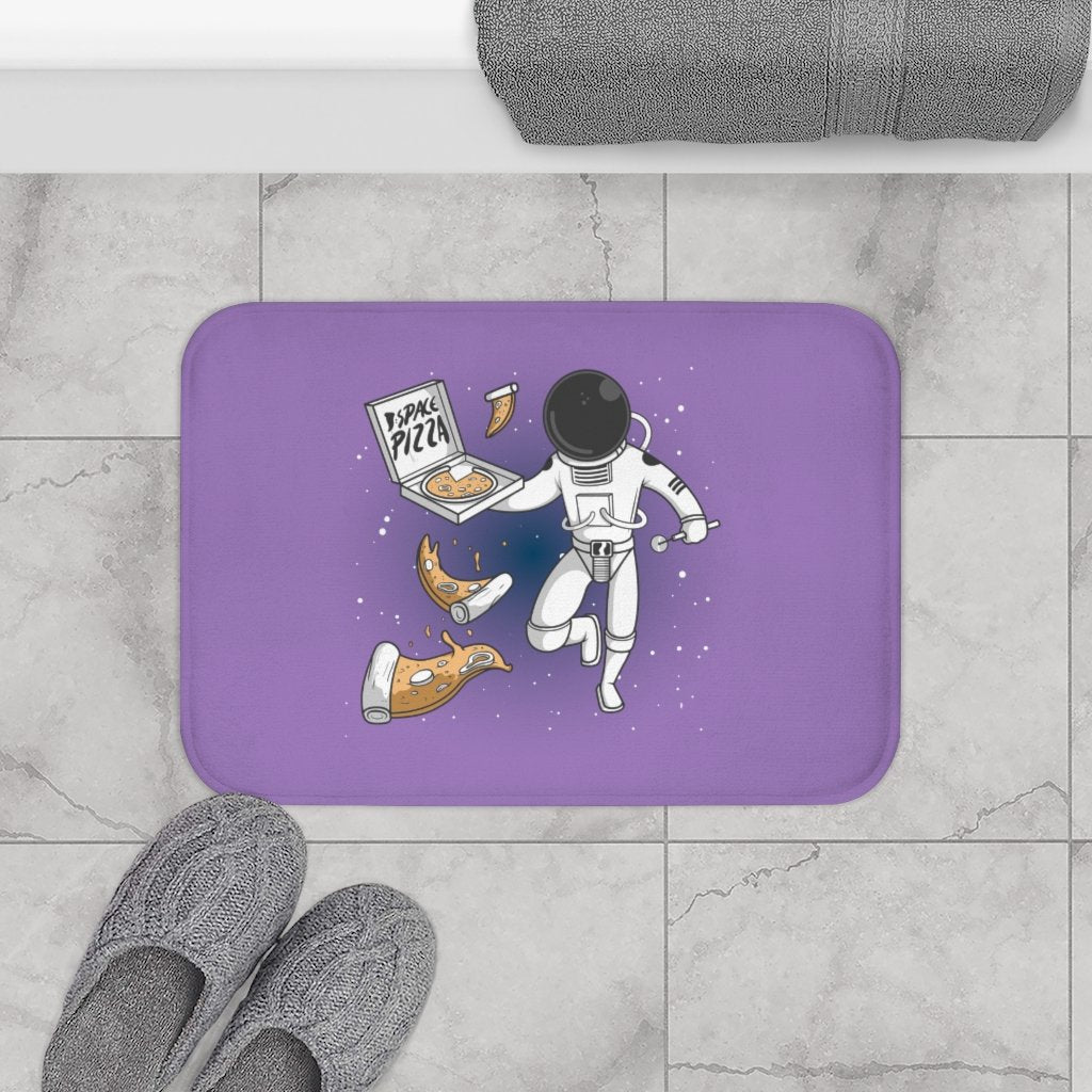 Space Pizza Bath Mat