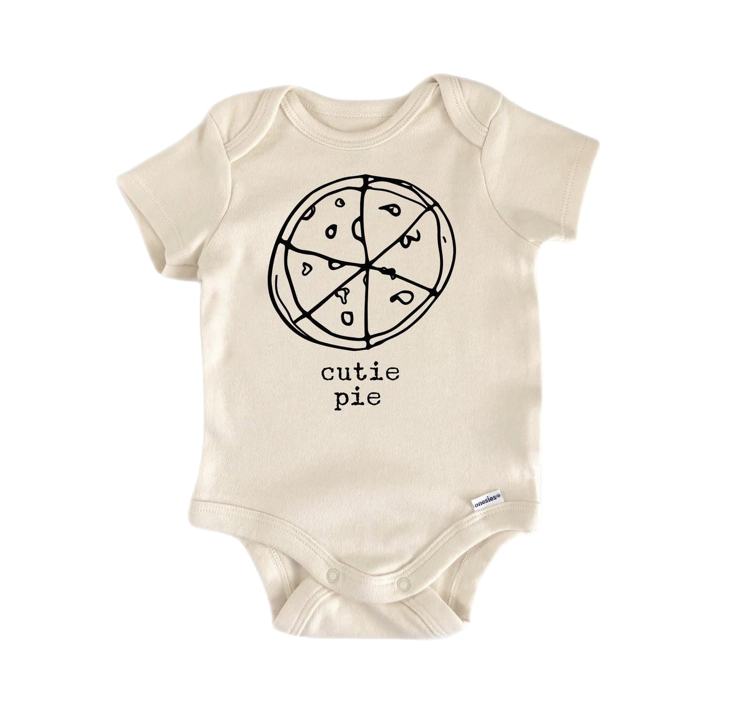 CUTIE PIE PIZZA ONESIE! OMG. Yes.