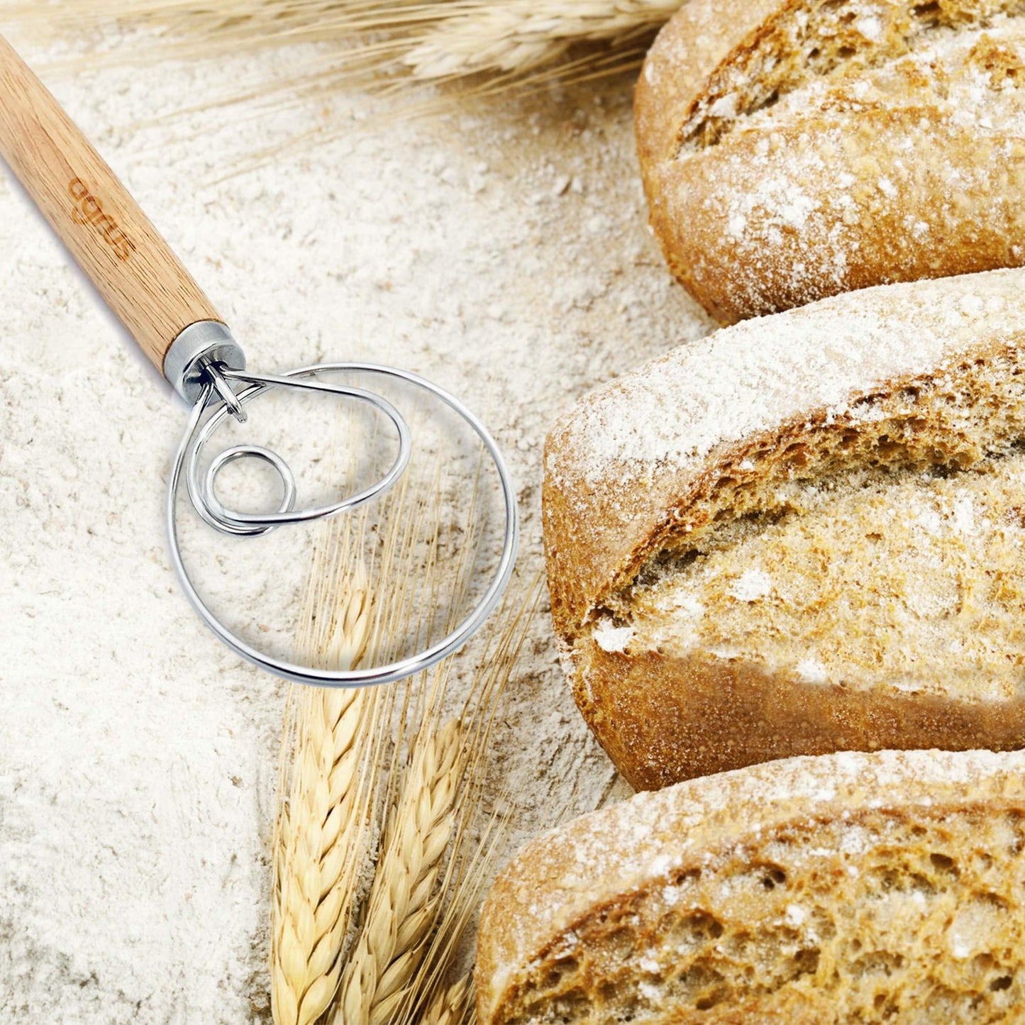 Danish Bread Dough Mixing Whisk - Weird but WAY Cool