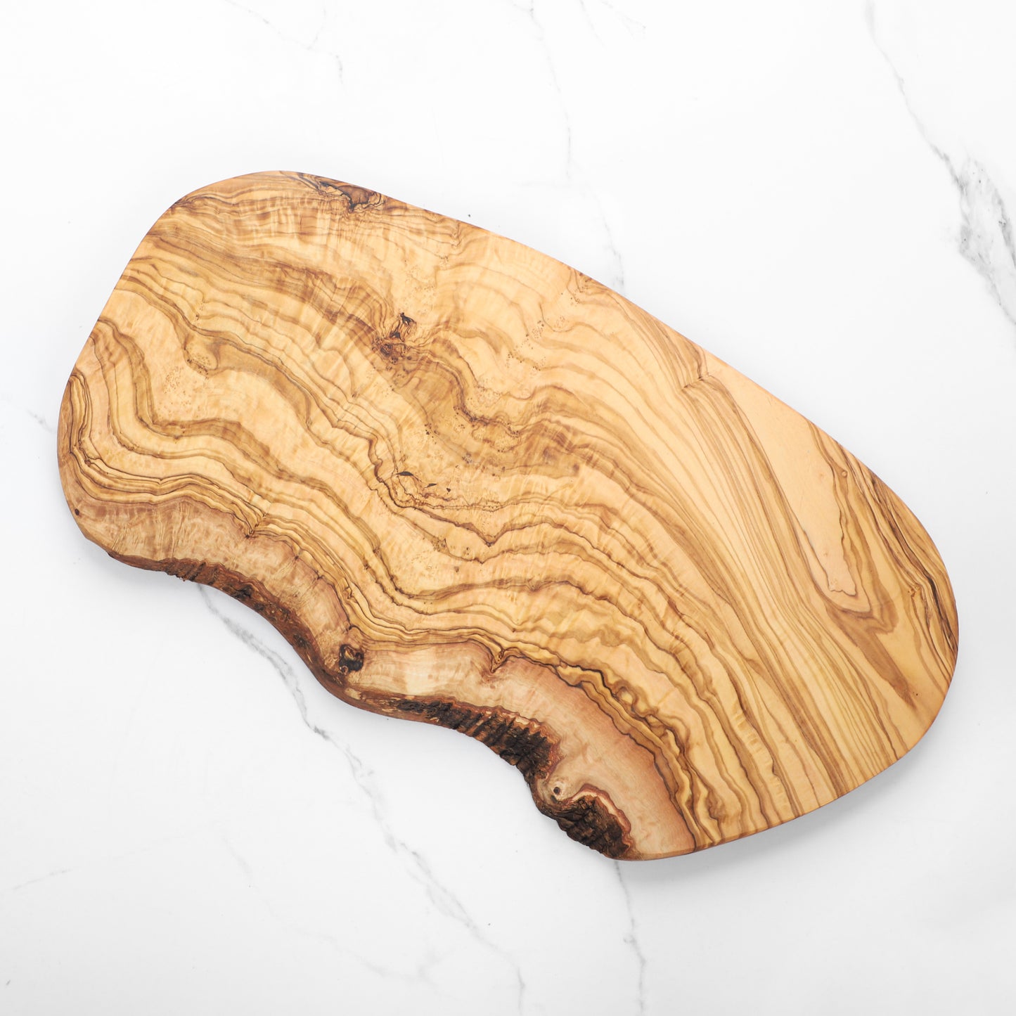 Handmade Olive Wood Cutting Board with BIG NATURAL Edges