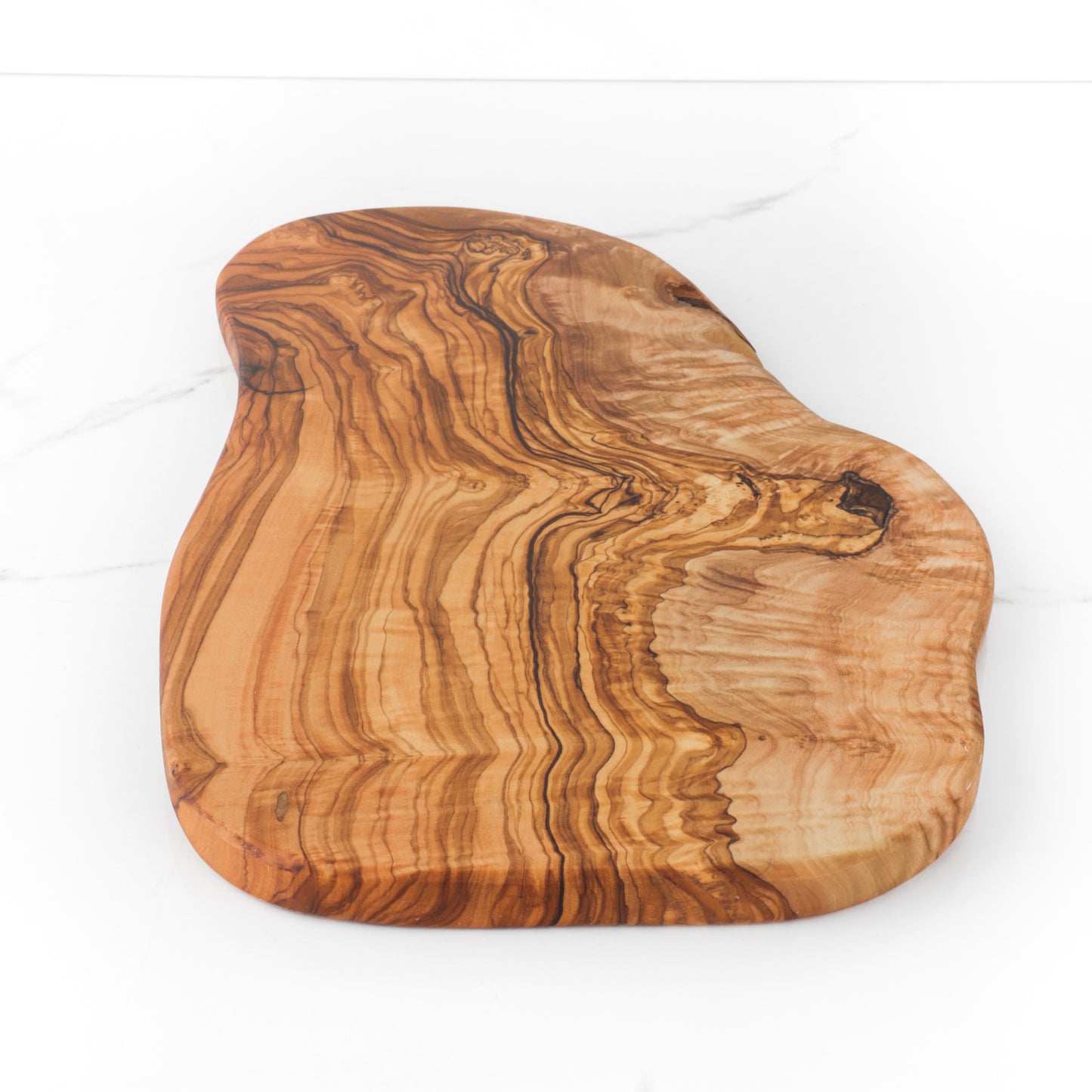 Handmade Olive Wood Cutting Board with BIG NATURAL Edges