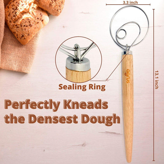 Danish Bread Dough Mixing Whisk - Weird but WAY Cool
